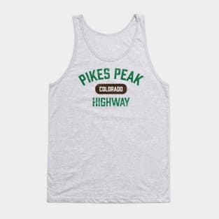 Pikes Peak Highway - Colorado Rocky Mountains Tank Top